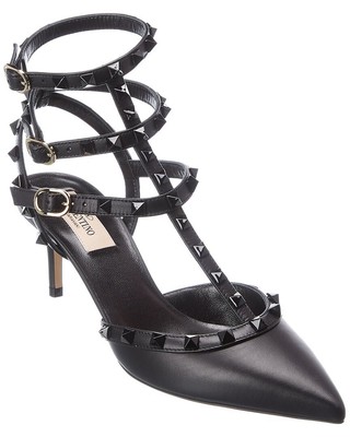 Туфли-лодочки Valentino Rockstud Caged 65 с кожаным ремешком на щиколотке женские 36