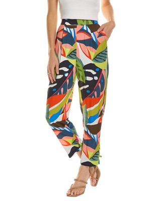 

Trina Turk Уединенные женские брюки зеленого цвета, Зеленый, NA