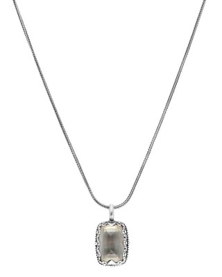 Pre-owned Konstantino Silver Pearl Necklace Women's