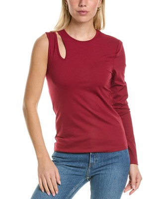 

Женский топ с одним рукавом Bcbgmaxazria, красный