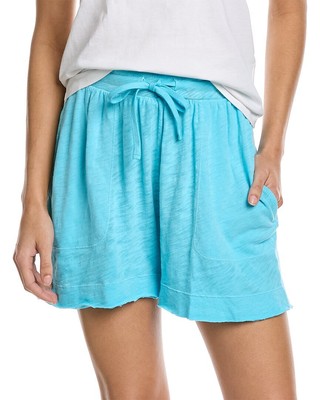 

Короткие женские синие шорты Atm Anthony Thomas Melillo со шнурком размера X, Синий, NA