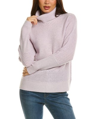 

Женский твидовый кашемировый свитер Forte Cashmere, Фиолетовый