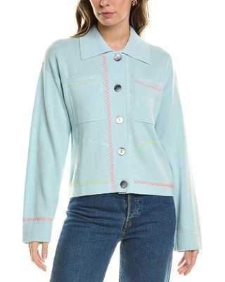 Wispr Winnie Silk-Blend Shacket Womens
