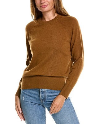 

Женский свитшот Vince Raglan из смеси шерсти и кашемира, Коричневый