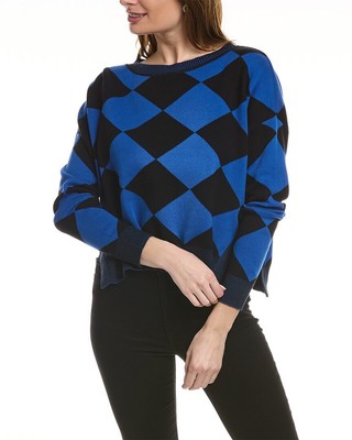 

Женский свитер Planet Harlequin, Black/royal