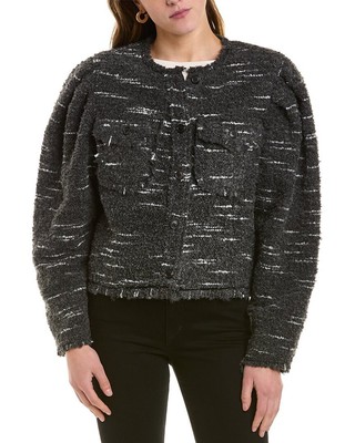 Pre-owned Isabel Marant Neves Wool-blend Jacket Women's In Gray