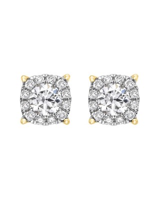 Женские серьги с бриллиантами Effy Fine Jewelry 14 Карат 1,22 Карата, выращенные в лаборатории.