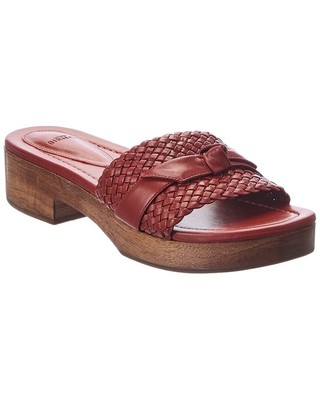 

Alexandre Birman Clarita Женские плетеные кожаные сандалии красные 37,5, Красный, NA