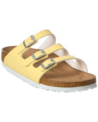 

Женские сандалии Birkenstock Florida Fresh Narrow Birko-Flor, желтые, Желтый, NA