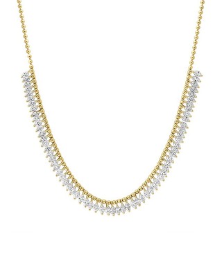 Женское колье Effy Fine Jewelry с бриллиантами, выращенными в лаборатории, 14 Карат весом 4,90 Карата.