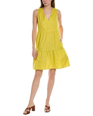 Maggy London Mini Dress Womens Yellow 0