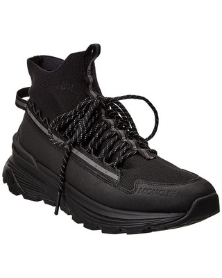 Pre-owned Moncler Monte Runner Sneaker Men's Black 40