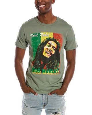 Футболка мужская зеленая Chaser Bob Marley Soul Rebel S