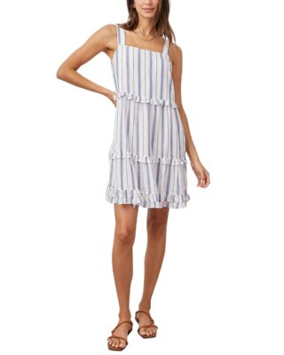 

Женское мини-платье Rails Sandy из льняной смеси, Tahiti stripe