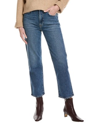 7 For All Mankind Logan Santa Cruz Stovepipe Jean Womens Blue 27