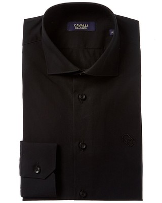 

Приталенная классическая рубашка Cavalli Class для мужчин, /black, NA