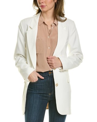 

Женский блейзер с воротником-стойкой Vince Camuto, белый