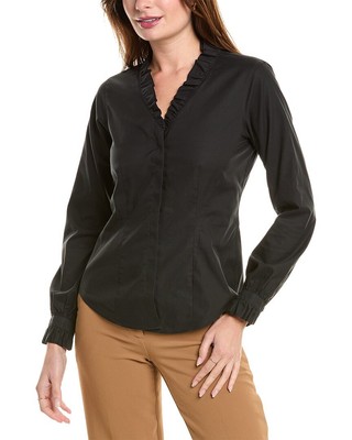 Женская блузка с оборками Brooks Brothers