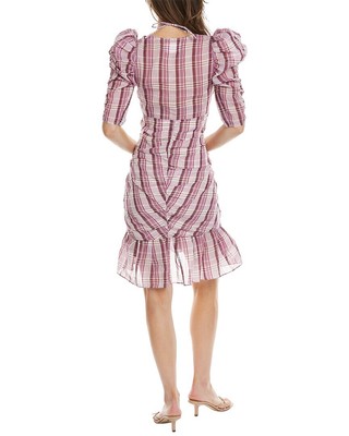 Pre-owned Isabel Marant Étoile Galdino Mini Dress Women's In Pink
