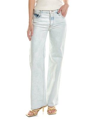 Женские джинсы с высокой посадкой и широкими штанинами Hudson Jeans Rosie So Cal