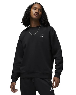 

Мужская флисовая толстовка Jordan Black Brooklyn с круглым вырезом (DQ7520 010) —, Черный