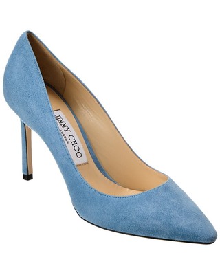 

Женские замшевые туфли Jimmy Choo Romy 85, Smoky blue, NA