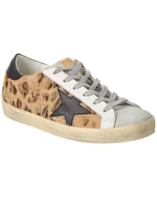 

Женские кроссовки Golden Goose Superstar из кожи и телячьей кожи, Коричневый, NA