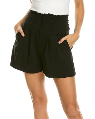 

Короткие женские плиссированные шорты City Sleek, Черный, NA
