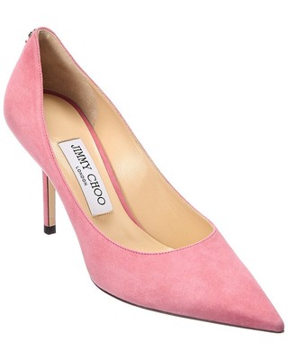 

Женские замшевые туфли Jimmy Choo Love 85, розовые 39,5, Розовый, NA