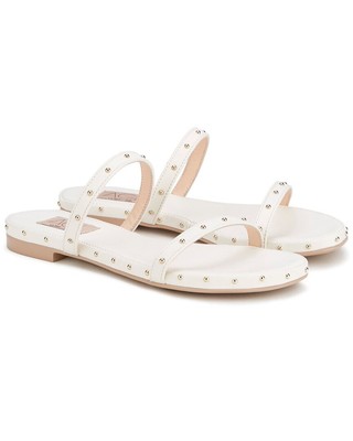 

Женские кожаные сандалии Agl Sveva Mule, Offwhite/golden, NA