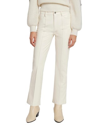 7 For All Mankind Женские кремовые джинсы-клеш с завышенной талией 34