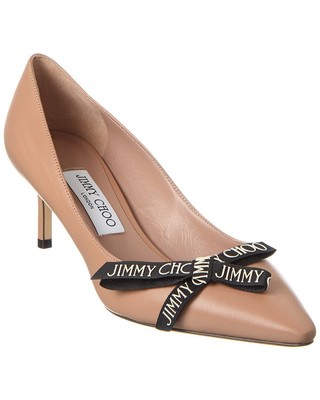 

Женские кожаные туфли Jimmy Choo Romy 60, Розовый, NA