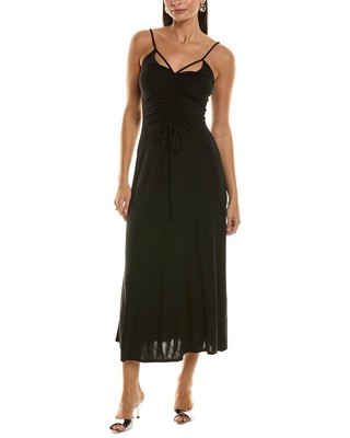 Женское макси-платье спагетти из матового крепа Proenza Schouler White Label