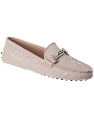 

Женские мокасины Tods Double T Gommino Denim, NA