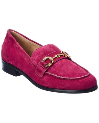 

Stuart Weitzman Owen Замшевые лоферы женские, Красный, NA