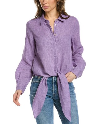 

Женская льняная рубашка Marella Daily Purple, Фиолетовый