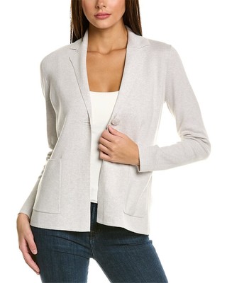 

Женский блейзер двойной вязки из смесового кашемира Forte Cashmere, Бежевый