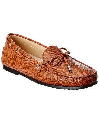 Женские кожаные мокасины Tods Gommino