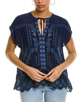 

Блузка Johnny Was Clemence женская, Blnblue night