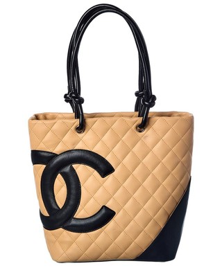 

Маленькая стеганая сумка-тоут Chanel из нейтральной стеганой кожи ягненка (оригинальный), NA