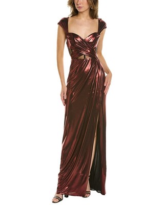 

Женское платье с эффектом металлик Marchesa Notte, Metallic