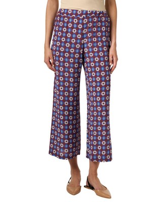 

Женские шелковые брюки Weekend Max Mara Eusebio, Eusebio multi print, NA