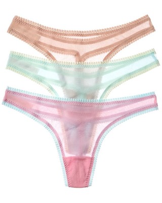 

Женские стринги Ongossamer 3Pk Mesh Hip G, Фиолетовый, NA