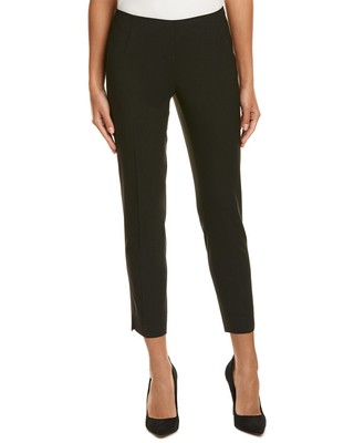 

Женские укороченные брюки из смесовой шерсти Lafayette 148 New York, черные, Черный, NA