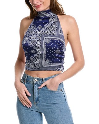 

Женская блузка Bcbgenerate, темно-синяя, размер, Navy