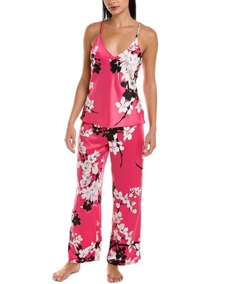 

Женский пижамный комплект Natori Kyoto на бретельках из 2 предметов, Розовый