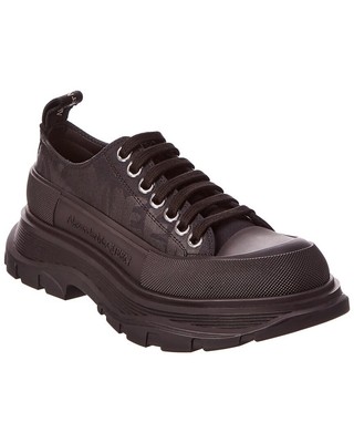 

Alexander Mcqueen Tread Slick Canvas Женские Кроссовки Черные, Черный, NA
