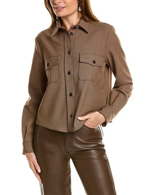 Женская блузка из полушерстяной ткани Piazza Sempione, синяя, 46