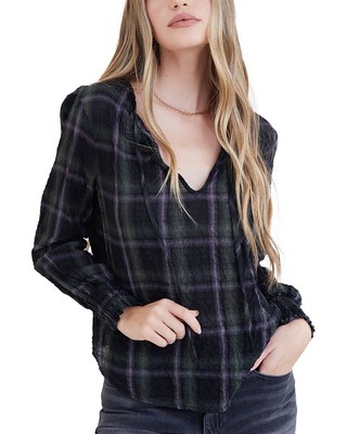

Женский пуловер с завязками на шее Bella Dahl, Gdnplgarden plaid