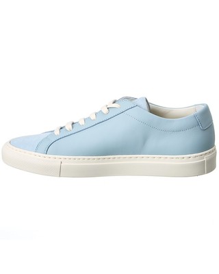Pre-owned Common Projects Original Achilles Leather & Suede Sneaker Women's In Blue